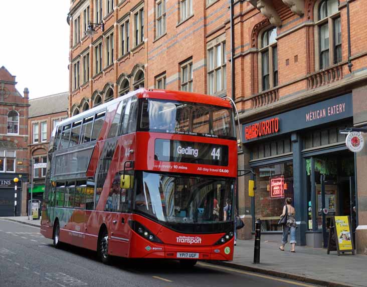 Nottingham Scania N280UD ADL Enviro400CNGCITY 414